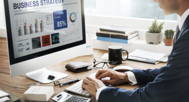 Businessman Workplace Working Business Strategy Concept